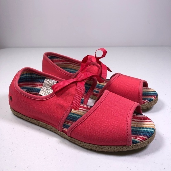New UGG 1010053K Canvas Espadrilles Slip On Shoes - Picture 9 of 9